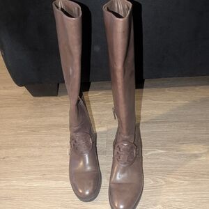 Tory Burch Brown Heeled Boots